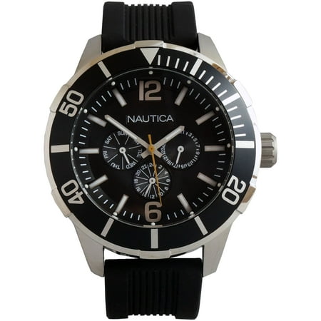 Nautica Luminous Water Resistant Analogue Sports Watch - Black - N14623G