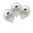thumbnail image 5 of CIMAXIC graduation 20 Pcs 12 Inch Party Balloons Congratulate Graduate Letter Ballons Inflatable Balloons for Graduation Party Decoration (Silver),4.72"X3.15"X0.01", 5 of 5