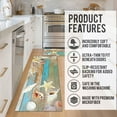 thumbnail image 5 of Nautical Kitchen Rugs Set, Beach Starfish Kitchen Mats Cushioned Anti Fatigue 2 Piece Set, Memory Foam Kitchen Mat Set of 2 and Kitchen Rug Runner Non Slip for Home Kitchen Decor 17"x30"+17"x47", 5 of 6
