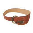 thumbnail image 1 of Esquirla Ceinture Large Femme Marron Rivets en Cuir PU Ceinture Décorative Tendance, 1 of 8