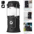 thumbnail image 4 of Lanterns, Camping Lantern, Solar Lantern Flashlights Charging for Phone, USB Rechargeable Led Camping Lantern, Collapsible & Portable for Emergency, Hurricanes, Storm(1 Pack), 4 of 7