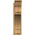 thumbnail image 2 of Ekena Millwork 8"W x 32"D x 32"H Merced Rough Sawn Traditional Outlooker, Western Red Cedar, 2 of 4