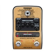 Zoom AC-2 Acoustic Creator, Acoustic DI with Tone Restoration, Tuner, Reverb, EQ, and Anti-Feedback