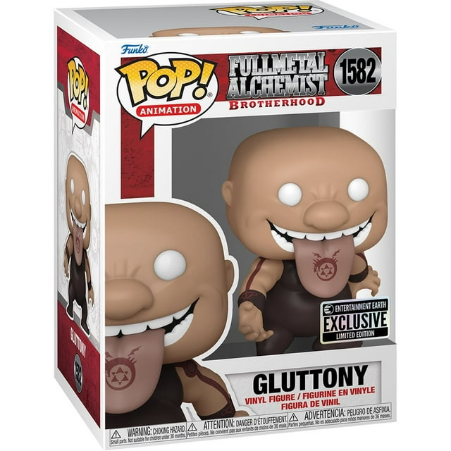FMA : Fraternité Gloutonnerie Funko Pop! Figurine en Vinyle - EE Ex.