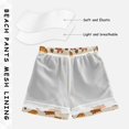 thumbnail image 3 of FORMRS Boys Swim Trunks Quick Dry Mesh Liner Boardshorts Sizes XS-XL, Fall Beige Pumpkin, 3 of 7