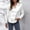 White, variant on Zhifulu Womens Trendy Top Blouse Women's Casual Pullover Solid Lapel Fall Winter Sweatshirt Long Sleeve Lightwieght Silky Satin Cardigan Shirt Tops
