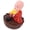 Red, variant on LAZIOEGR Musical Nodding Monk Figurine Decoration Moving Head Buddha Statue with USB Charging Cable, Red, 3.5x4.3 Inches