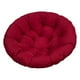 thumbnail image 5 of Cojín para silla colgante, cojín para asiento, cojín para silla Papasan, cómodo y suave Rojo oscuro, 5 of 9