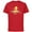 Red, variant on Star Wars C-3PO Golden Droid Portrait - Short Sleeve Cotton T-Shirt for Adults - Customized-Black