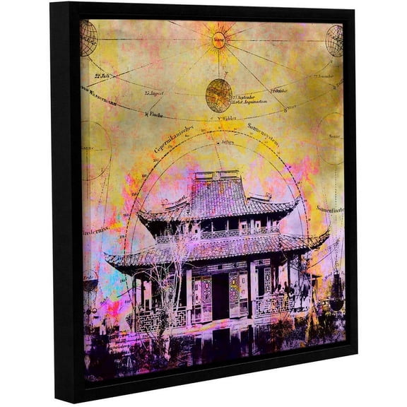 ArtWall Elena Ray "Celestial Temple" Gallery-wrapped Floater-framed Canvas