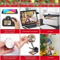 thumbnail image 4 of 35 Pieces Sublimation Ornament Blanks, Round Blank Sublimation Ornaments Sublimation for Christmas T, 4 of 5