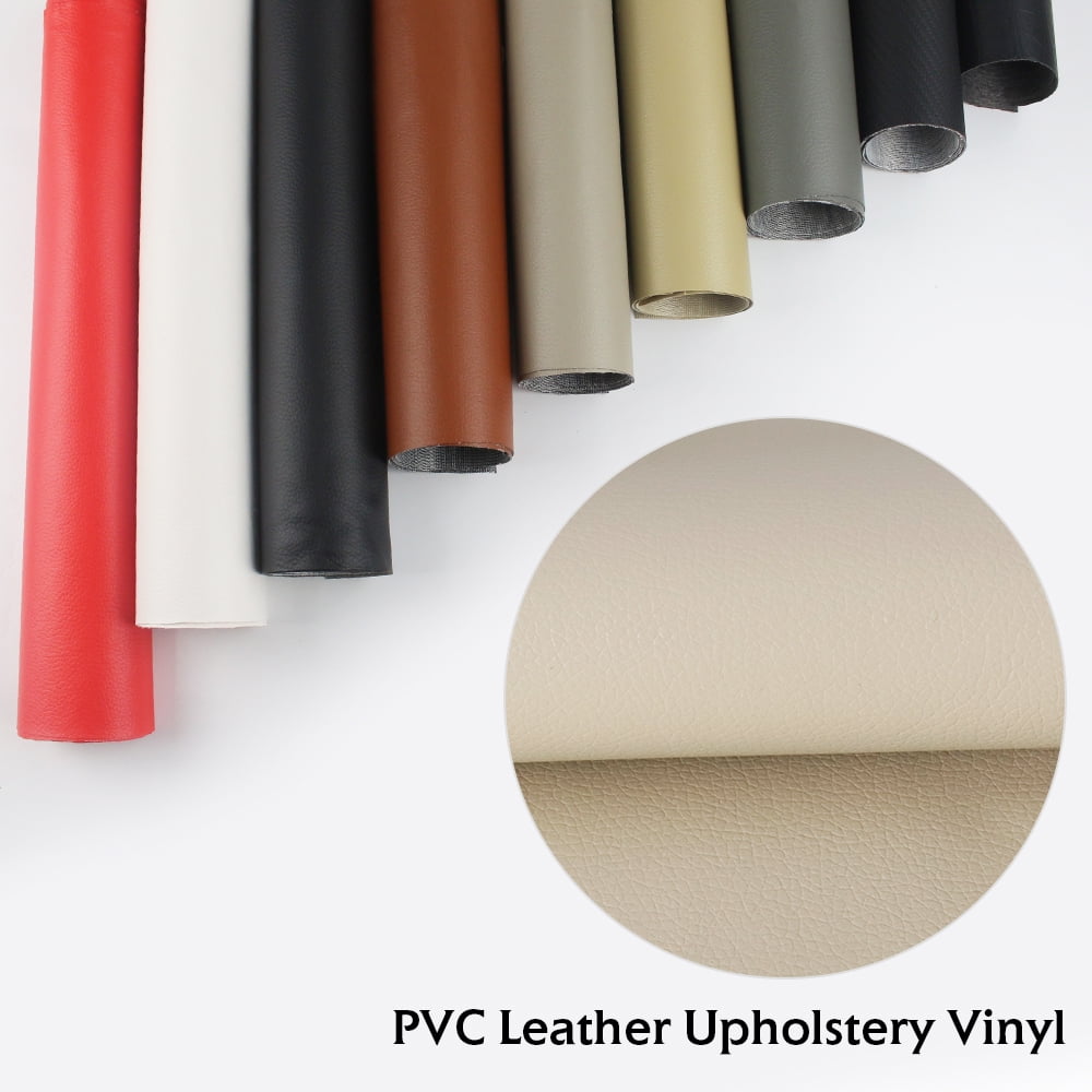 PVC FAUX LEATHER FABRIC VINYL UPHOLSTERY LEATHERETTE HEAVY DUTY CLOTH MATERIAL 