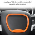thumbnail image 4 of CheroCar Housse de Volant pour Dodge Challenger Charger 2015+ pour Dodge Durango 2014+ ABS Orange, 4 of 9