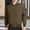 Coffee, variant on Men's Solid Basic Lapel Full Zip Casual Jacket, Minimalist Outerwear for Everyday Wear & Office Commute Black S