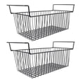 thumbnail image 1 of 2Pcs Deep Chest Freezer Organizer Bins Stackable Metal Wire Storage Rack, Wide Application, Durable Material, Easy to Clean for Storing Food, 1 of 8
