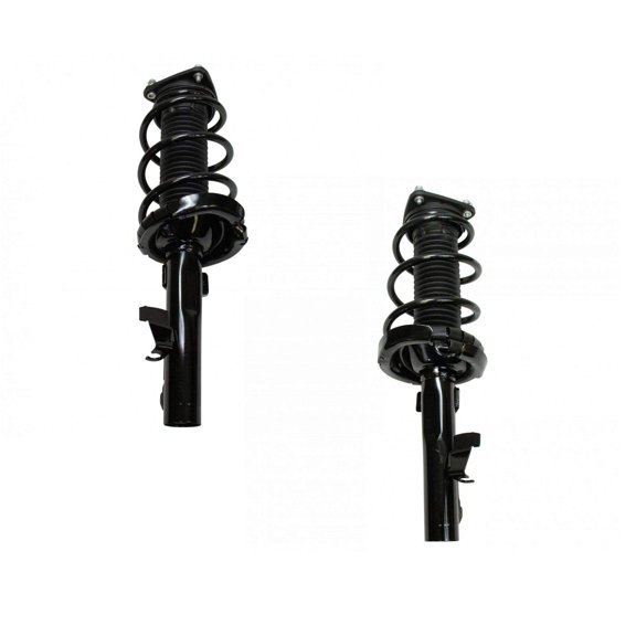 TRQ Front Complete Loaded Strut Spring Assembly Pair LH & RH for Volvo S40 V50 SCA09666 Fits select: 2008-2013 VOLVO C70, 2008-2013 VOLVO C30