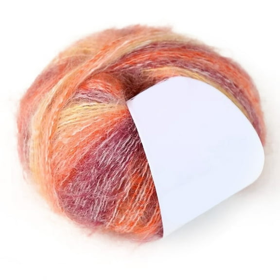 2-Ply Yarn Gradient color for Knitting & Crochet Crimson 1mm