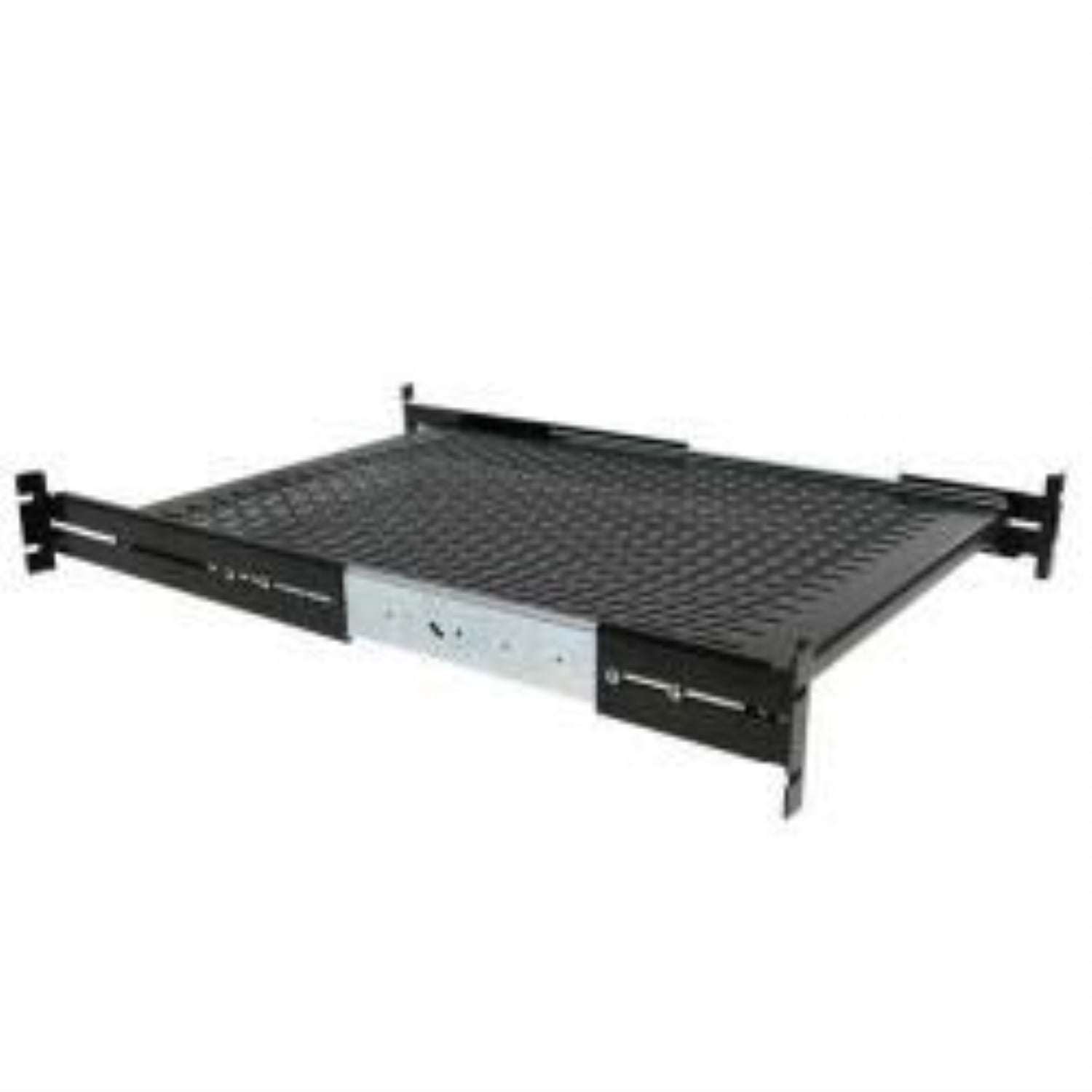 2u adjustable mounting depth vented sliding rack mount