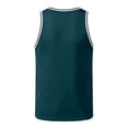 thumbnail image 4 of Resicozy Sleeveless Tank Tops Mens Casual Workout Gym T Shirts Sport Athletic Solid Color Tanks Dark Green L, 4 of 7