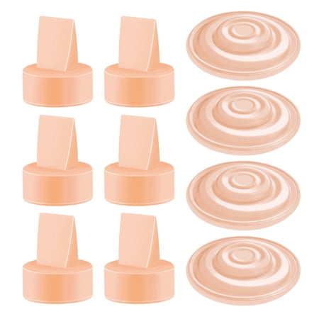 Maymom Pump Parts Compatible with Spectra S1 Spectra S2 Spectra Incl Duckbill Valve Replace Spectra Duckbill Valve Spectra S2 Replacement Parts Not Original Spectra Pump Parts (10 Piece Orange)
