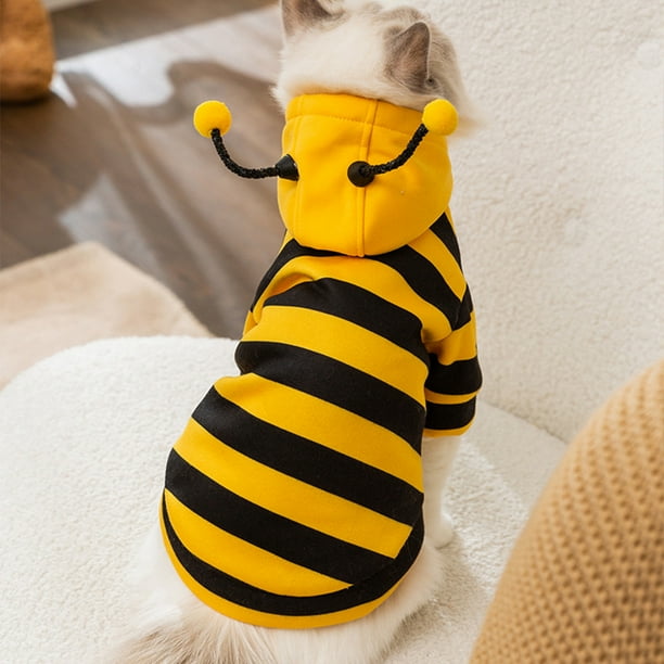 Thinsony Cute Pet Halloween Bee Costume Delightful Cosplay Outfit Operate Easily Apparel Puppy Clothes XXL Walmart