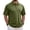 260#Green, variant on Men's Raglan Short Sleeve Polo Moisture-Wicking Uniform Polo Shirt