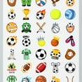 thumbnail image 4 of 35pcs-50pcs Sports Stickers Kids Stickers Sports Pack DIY Stickers for Luggage Laptop Guitar, 4 of 9