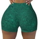 thumbnail image 2 of Fotbe Teal Marble Shorts Sin Costuras – Shorts Deportivos de Cintura Alta para Mujer, Elásticos para Gimnasio, Yoga, Running o Ciclismo-Small, 2 of 8