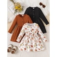 thumbnail image 3 of Vestido VARMILO negro/marrón 2-3 años, 3 of 7