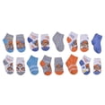 thumbnail image 1 of Medias Blippi para Niños "Count With Me" de Corte Cuarto, Talla 2-4T, Gris, Paquete de 10, 1 of 6