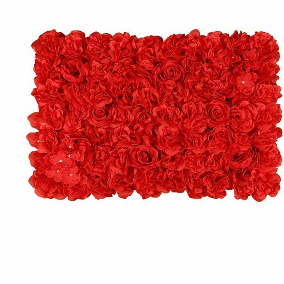 Fake Flowers Promotion Sale! Colourful Hydrangea & Rose Artificial Flower Wall Panels 15 X 32In Flower Wall Mat Artificial Looking Colourful Flowers for Wedding Party Baby Bridal Shower Wall