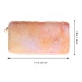 thumbnail image 2 of EeaseCA 1Pc Creative Wallet Comfortable Plush Wallet Women Purse Zippered Handbag, 2 of 8