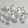 thumbnail image 3 of Miangastore Accessoires de Bijoux 100 Pcs Perles Rondes en Couleur Blanche, 3 of 8