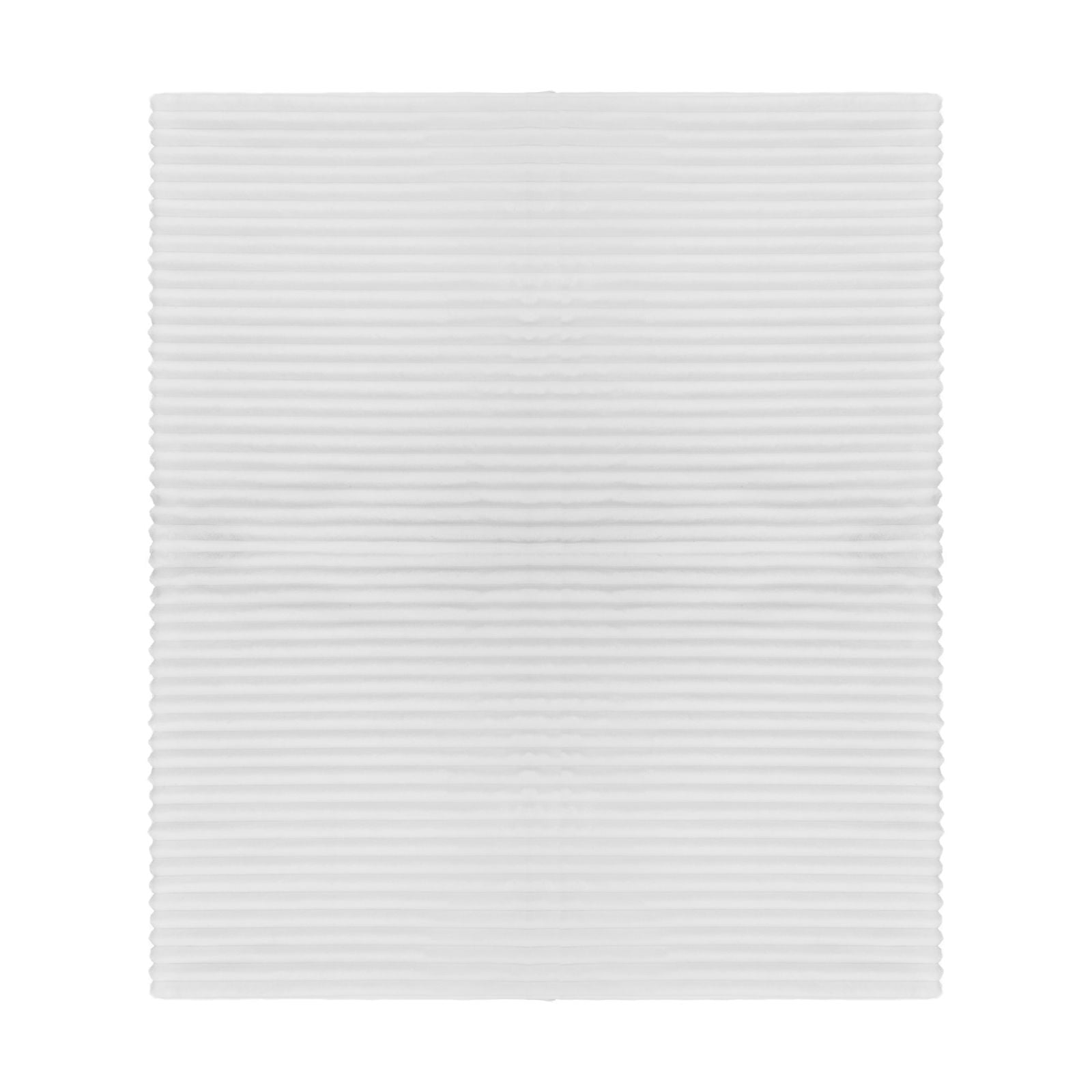 Double-Sided Fleece Blanket 50x60 Inches, Soft and Skin-Friendly Flannel, Lightweight and Warm, Machine Washable, Classic White Ribbed Design for Home and Travel