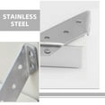 thumbnail image 3 of WHAMVOX 40Ud Soportes Triangulares En Inoxidable Para Estantes Y Muebles Plata, 3 of 8