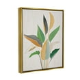 thumbnail image 4 of Stupell Industries Neutral Botanical Leaves Botanical & Floral Painting Gold Floater Framed Canvas Art Print Wall Art, 17 x 21, 4 of 10