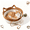 Brown, variant on Cat Beds Handwoven Cat Basket with Rope Ball, Foldable Scratchable Hammock with Cat Ear Design, Breathable & Easy to Clean