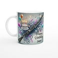 thumbnail image 1 of Personalized Clarinet Birthday Mug - Musical Gift for Clarinetists - As Picture - 15Oz, 1 of 5