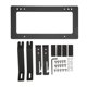 thumbnail image 1 of Soporte de montaje de marco para matrícula delantera de coche, reemplazo de aleación de aluminio para Tesla modelo Y 2017-2022, negro, 1 of 14