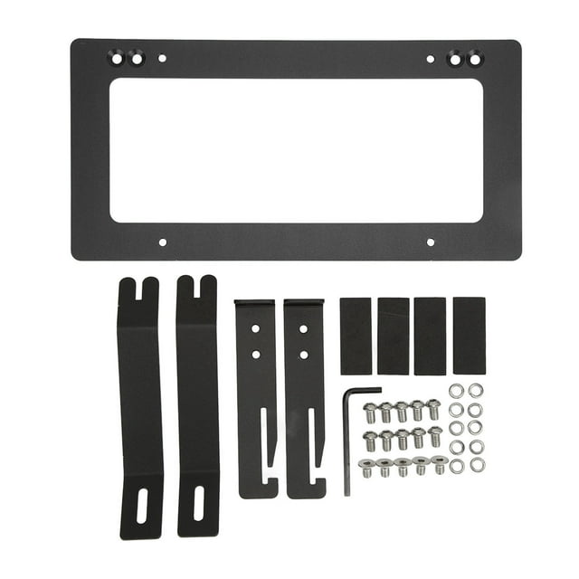 Marco de matrícula frontal, placa de matrícula delantera del coche, soporte para matrícula, marco de matrícula, artesanía superior