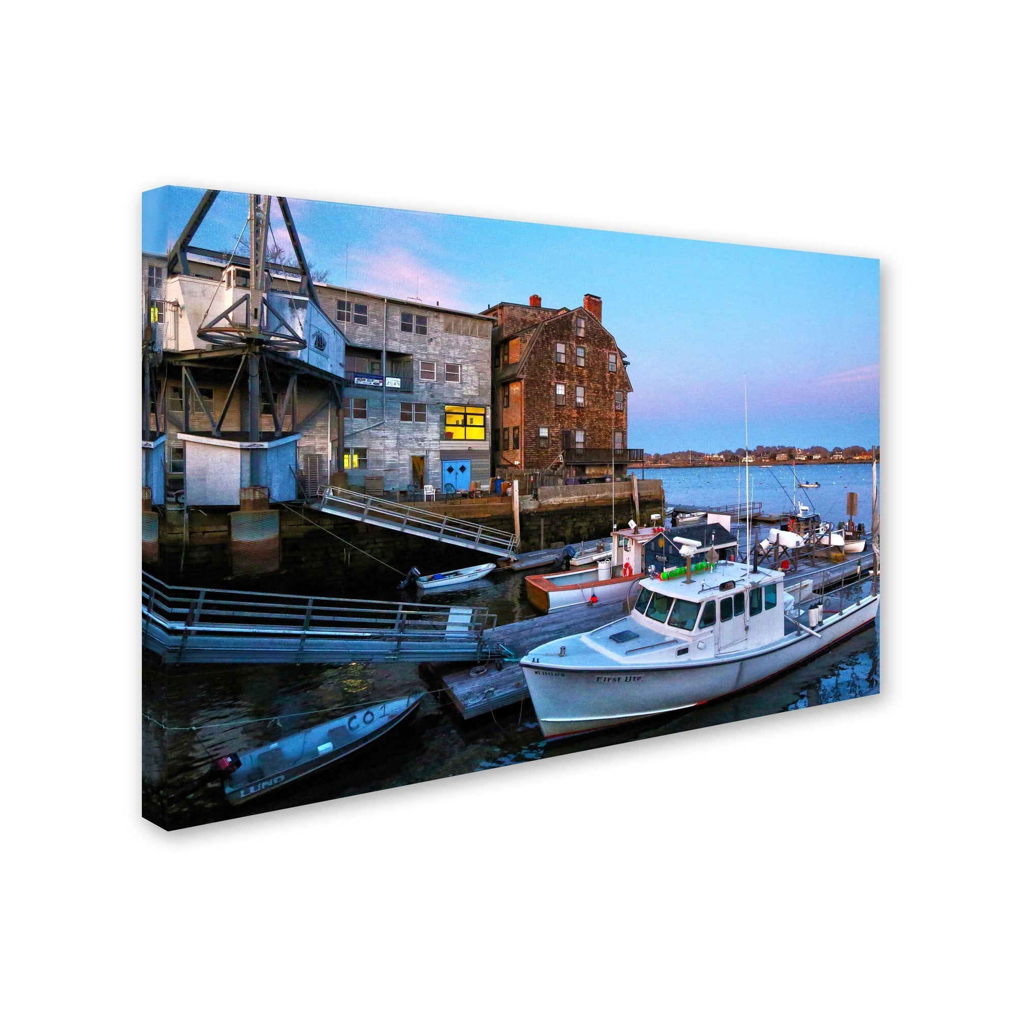 Trademark Fine Art "Marblehead" Canvas Art by CATeyes