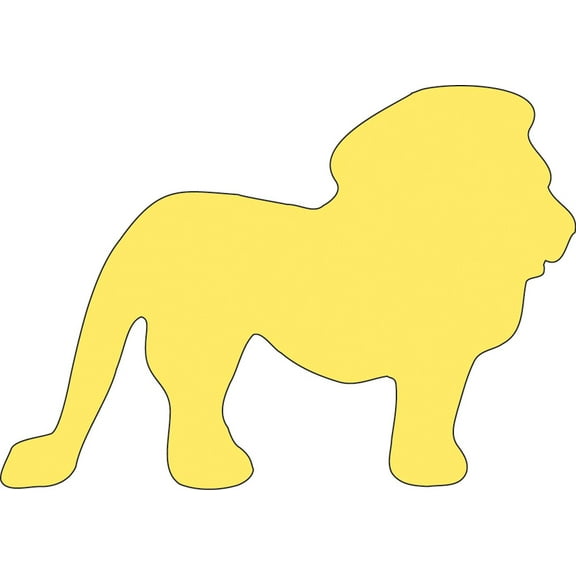 Sticky Shape Notepad - Lion