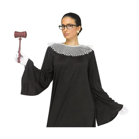 Judge Set - RBG - Gavel Collar Gloves Glasses - Costume Accessory - Adult Teen
