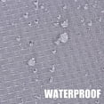 thumbnail image 5 of Yesfashion Waffle-Weave Textured Cafe Curtains, Water Resistant Rod Pocket Short Tier Curtain, 5 of 7