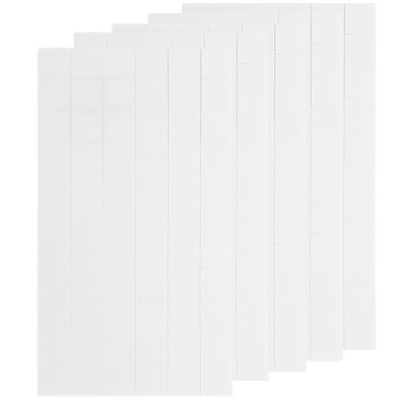 FELTECHELECTR White Adhesive Foam Squares for DIY Craft Projects and Scrapbooking 5 Sheets