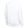thumbnail image 3 of Women's G-III 4Her by Carl Banks  White Calgary Flames Filigree Team Graphic Fleece Pullover Sweatshirt, 3 of 3