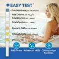 thumbnail image 3 of EASYTEST 6-Way Pool Test Strips, 150 Strips Water Chemical Testing for Hot tub and Spa, Accurate Test Bromine, Total Alkalinity, pH, Free Chlorine, Cyanuric Acid, and Total Chlorine, 3 of 6