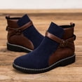 thumbnail image 2 of Men’s Elevator Ankle Boots 2.4” Hidden Height Boost, Corduroy Knit & PU Leather Slip-On Boots, Non-Slip Casual Winter Shoes for Men, US 6-12, 2 of 6