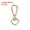 Gold 1.8", variant on Uxcell Swivel Lobster Claw Clasps Keychain, Swivel Lanyards Trigger Snap Hook Strap Key Ring for Jewelry Making Silver 1.2"