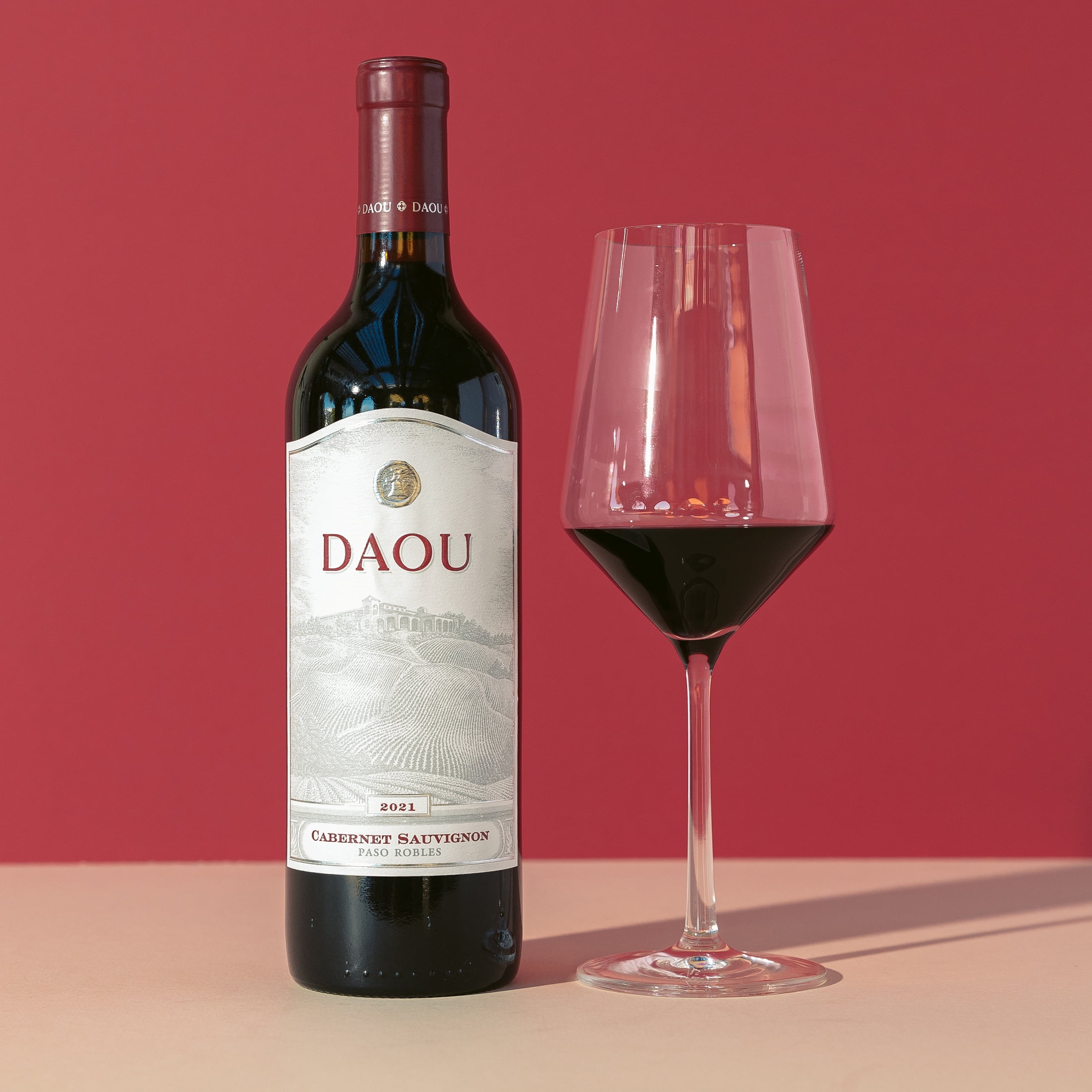 Daou Vineyards Cabernet Sauvignon California Red Wine, 750 ml Bottle, 15% ABV